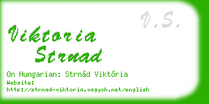 viktoria strnad business card